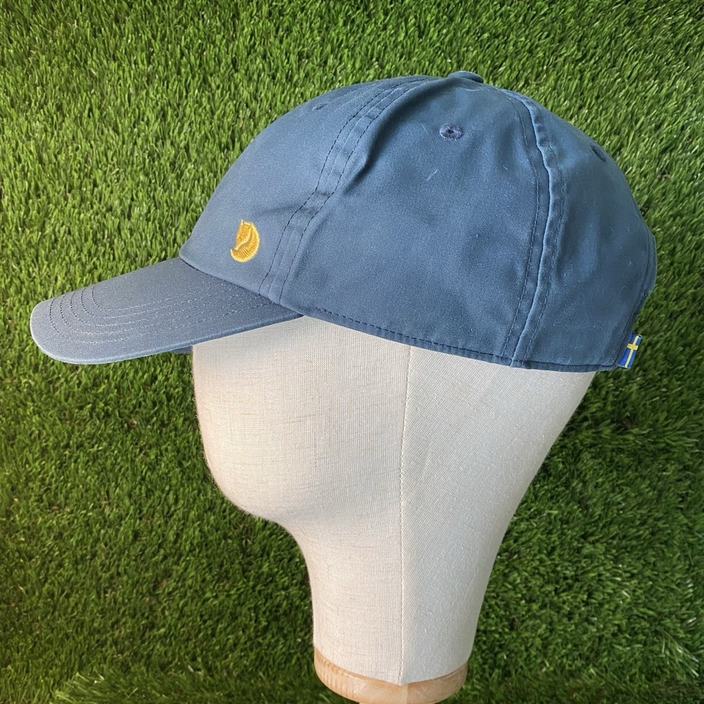 fjallraven Bergtagen Cap 5-panel Baseball Hat Blue Adjustable Hiking Gorpcore - Picture 3 of 11